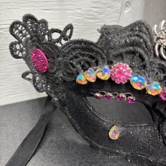 Costume Feather Masquerade Halloween Mardi Gras Cosplay Party Mask - Picture 5 of 10